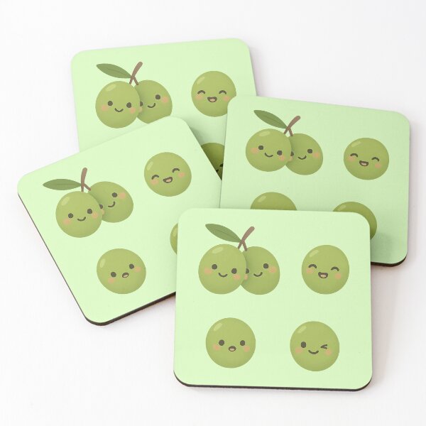Item preview, Adorable Olives Kawaii Face Set Pack designed and sold by wonderxwander.