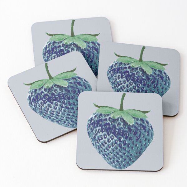 Item preview, Fanny blue strawberry, Hand painted designed and sold by artoriginal.