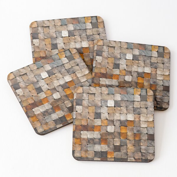 Item preview, Square Brick Stone Wall designed and sold by Angry Swan Designs.