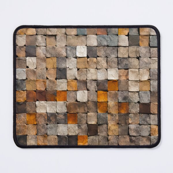 Item preview, Square Brick Stone Wall designed and sold by Angry Swan Designs.