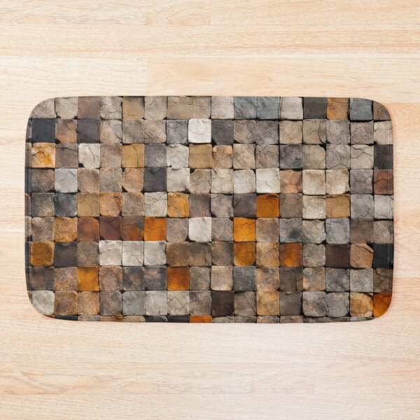 Item preview, Square Brick Stone Wall designed and sold by Angry Swan Designs.