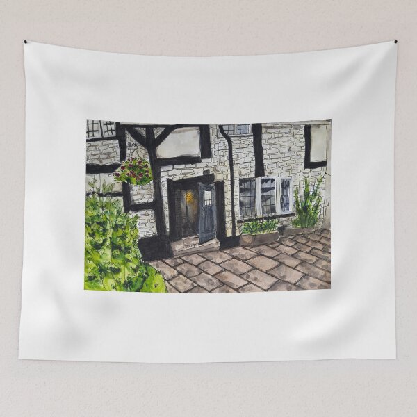 Item preview, Watercolour Painting of a Historic English Pub designed and sold by Marcus.c.douglas.