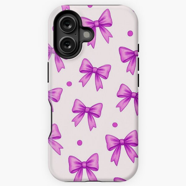 Item preview, Cute Pink Bow Pattern designed and sold by BoklaLab.