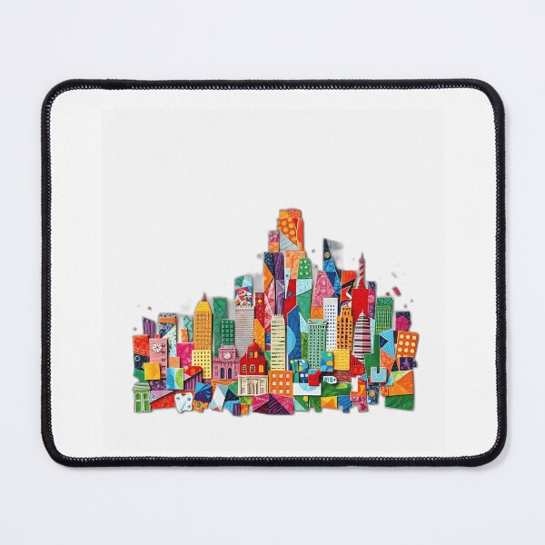 Item preview, Colorful Mosaic Cityscape designed and sold by sharon1210.