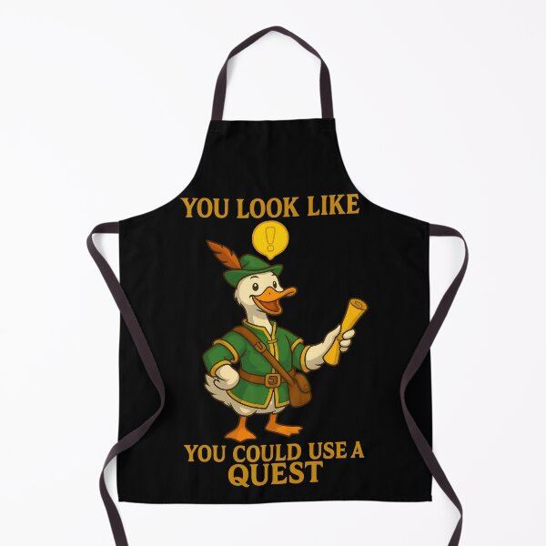 Item preview, You Look Like You Could Use a Quest Funny NPC Duck T-Shirt designed and sold by TeeTimeTreasure.