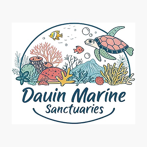 Item preview, DAUIN MARINE SANCTUARIES designed and sold by likbatonboot.