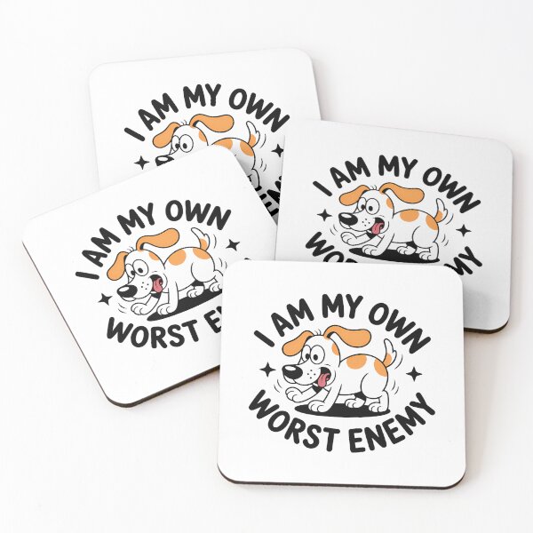 Item preview, I Am My Own Worst Enemy – Funny Dog designed and sold by Haji  Kamora.