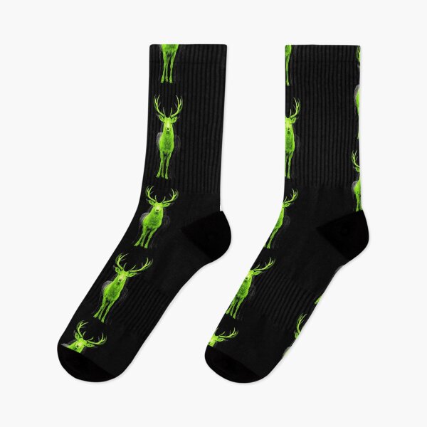 Item preview, Vibrant Neon Stag Silhouette designed and sold by zzz888.
