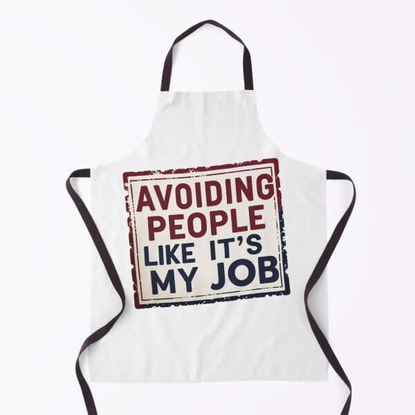 Item preview, Avoiding People Like It’s My Job – Bold Introvert Statement Tee designed and sold by Almond Paper Co. .
