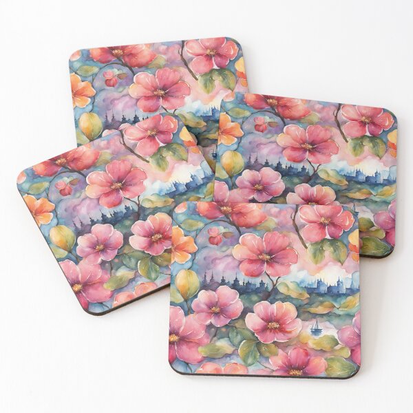 Item preview, City View Through Blossoms  designed and sold by IvaRenee.