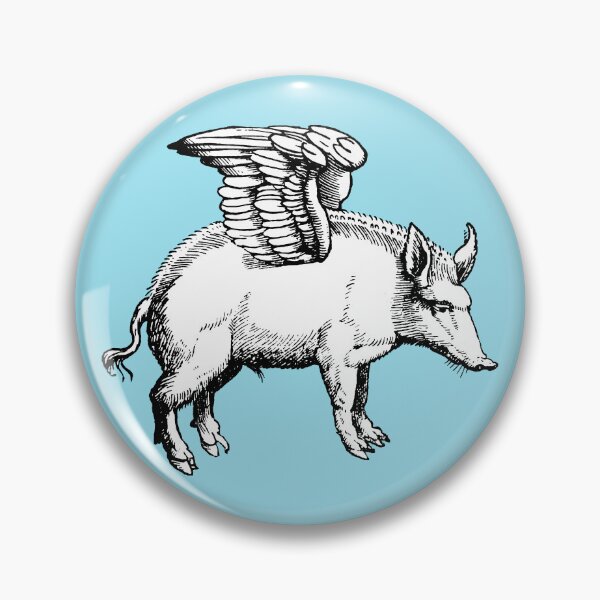 Item preview, Renaissance Flying Pig designed and sold by Pixelchicken.