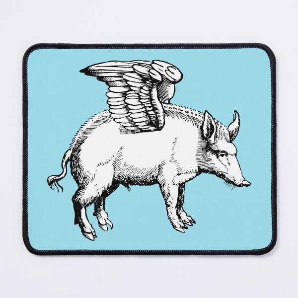 Item preview, Renaissance Flying Pig designed and sold by Pixelchicken.