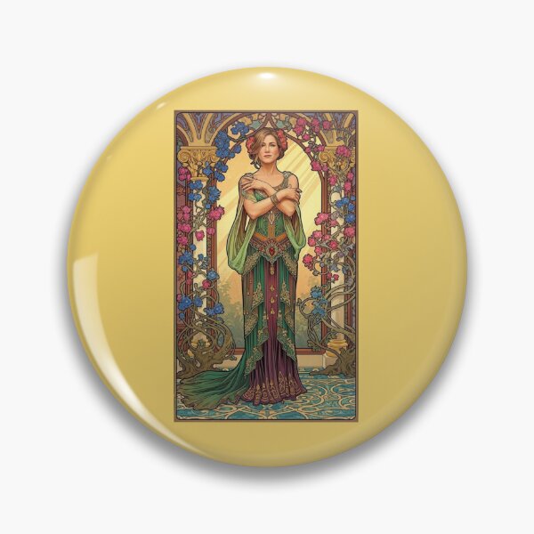 Item preview, Jennifer Aniston on a Tarot card designed and sold by Ink And Inspire.
