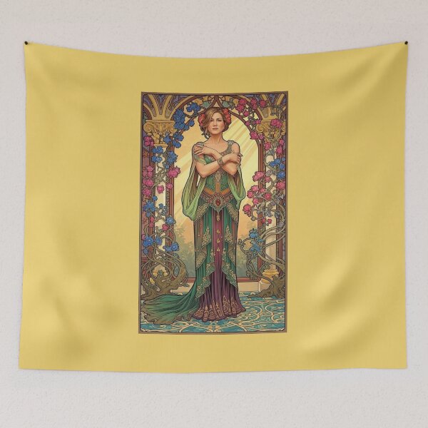 Item preview, Jennifer Aniston on a Tarot card designed and sold by Ink And Inspire.