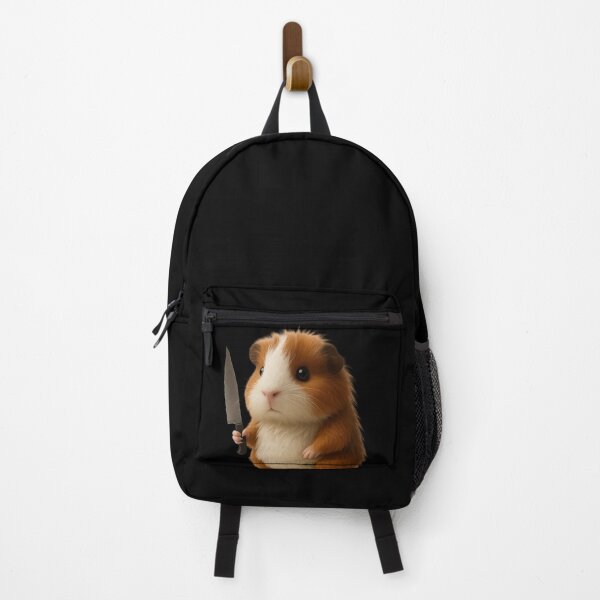 Item preview, Fluffy Threat: The Knife-Wielding Guinea Pig designed and sold by ProShoper24®.