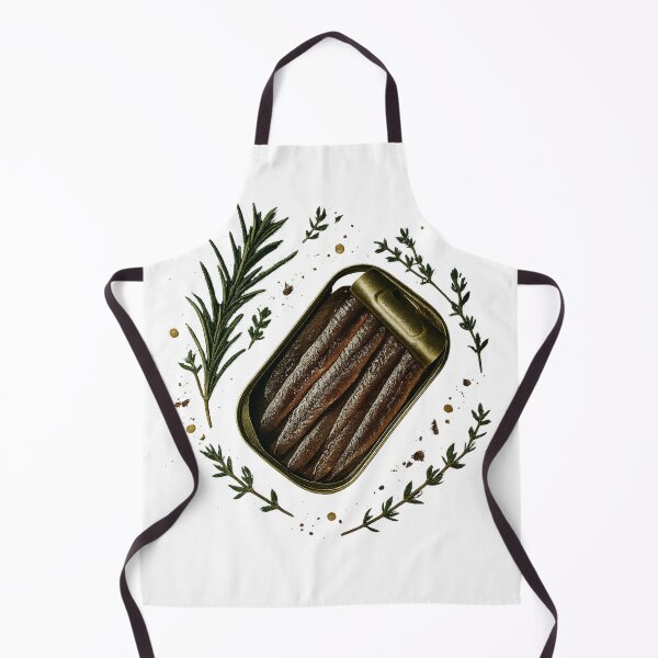 Item preview, Moody Anchovy Tin – Botanical Flat-Lay Food Photo designed and sold by FTS-Studio.
