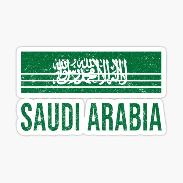 Saudi Arabia Flag Sticker Sheet 