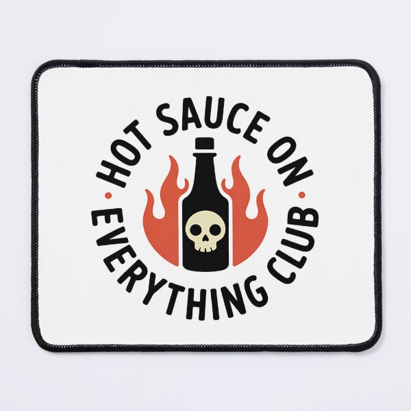 Item preview, Hot Sauce On Everything Club – Spicy Skull Bottle designed and sold by Haji Kamora.