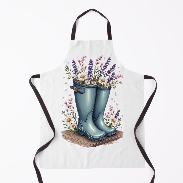 Item preview, Wildflower Rain Boots designed and sold by VibeTCreations.