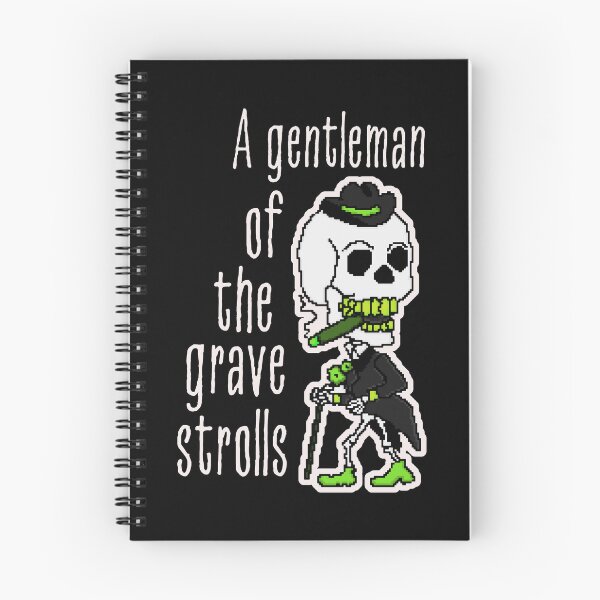 Item preview, Distinguished Skeleton Walks In Green Black White Elegance designed and sold by SplashTastic.