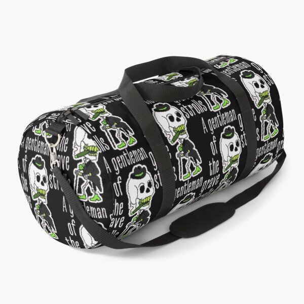 Item preview, Distinguished Skeleton Walks In Green Black White Elegance designed and sold by SplashTastic.