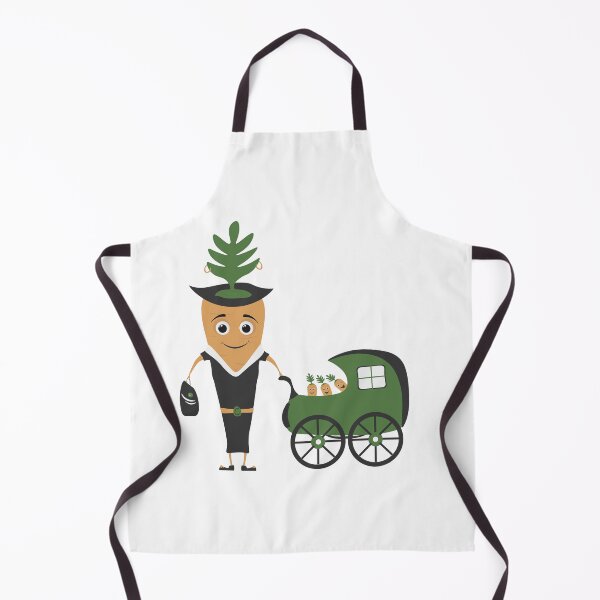 Item preview, Mother Carrot with Baby Carrots in stroller designed and sold by rymarenko.