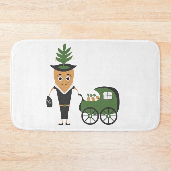 Item preview, Mother Carrot with Baby Carrots in stroller designed and sold by rymarenko.
