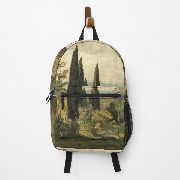 Item preview, Wildflower Hillside – French Countryside with Cypress Trees designed and sold by CARRAANN.