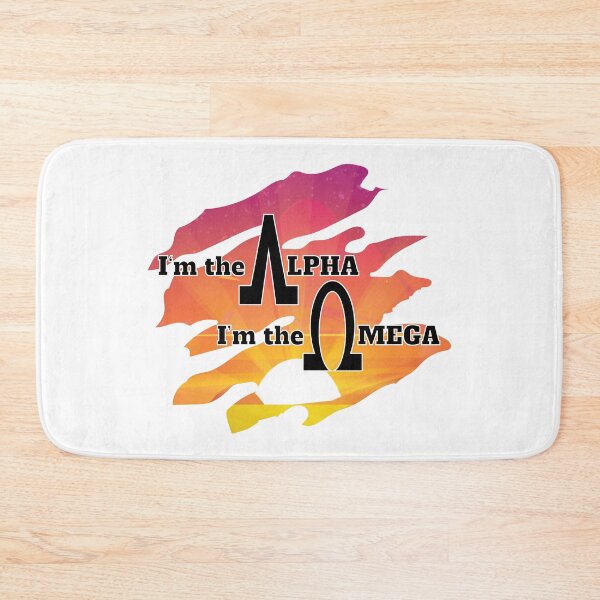 Item preview, I'm the Alpha I'm the Omega  designed and sold by Mye Light Designs.