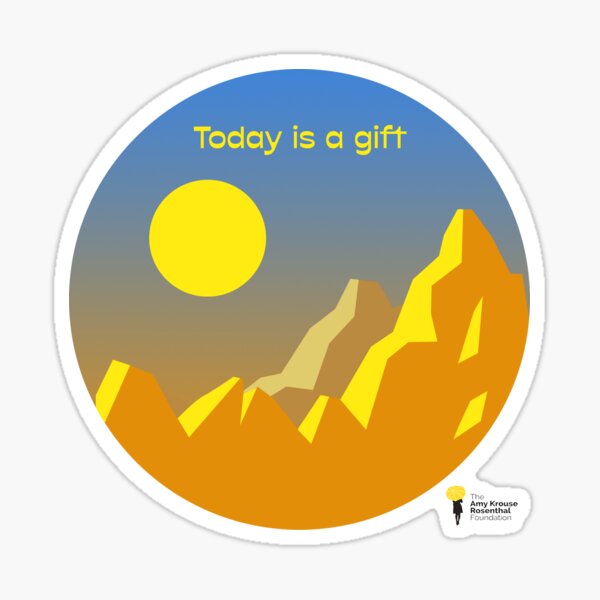 Item preview, Today is a Gift (with a view)! From the Amy Krouse Rosenthal Foundation designed and sold by AKRfoundation.