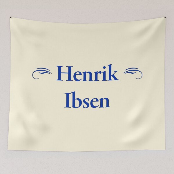 Item preview, Henrik Ibsen, Norwegian Playwright, Classic Literature designed and sold by CharlottePlaceArt.