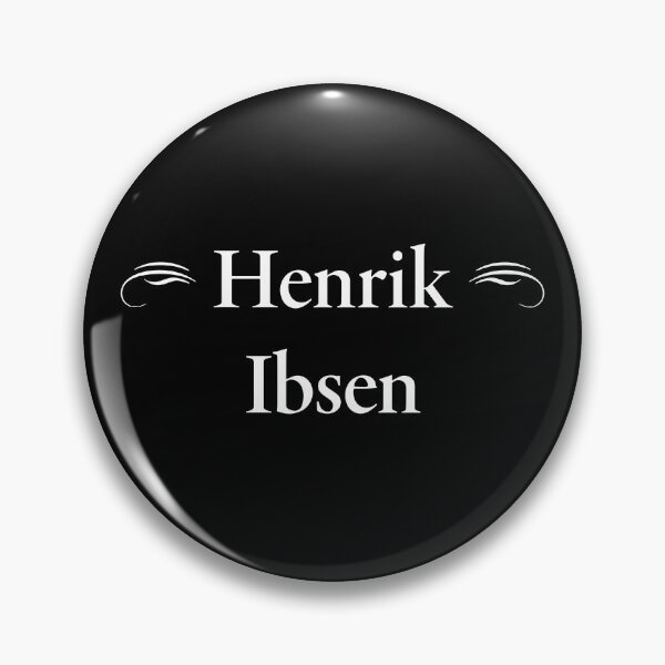 Item preview, Henrik Ibsen, Norwegian Playwright, Classic Literature designed and sold by CharlottePlaceArt.