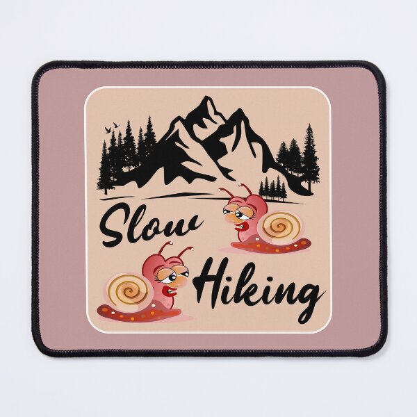 Item preview, Hiking day hiking snails designed and sold by minimalartstory.