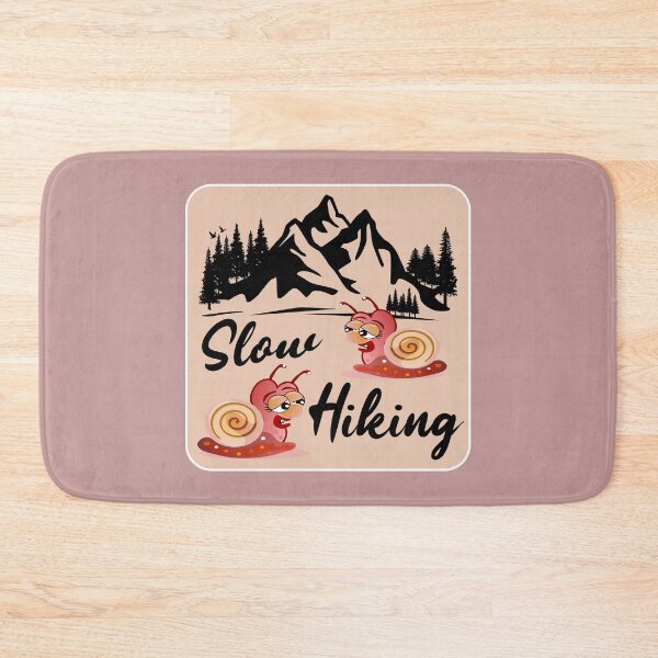 Item preview, Hiking day hiking snails designed and sold by minimalartstory.
