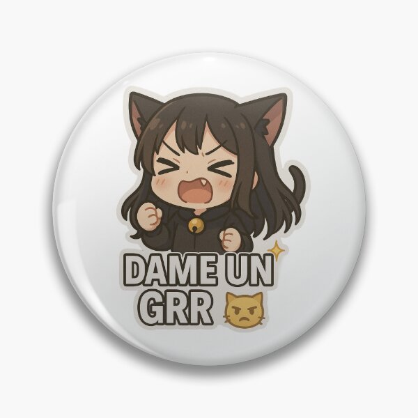 Item preview, Dame un Grr – Chibi Meme Rage Cat Girl (AI Art) designed and sold by AutoKreate.