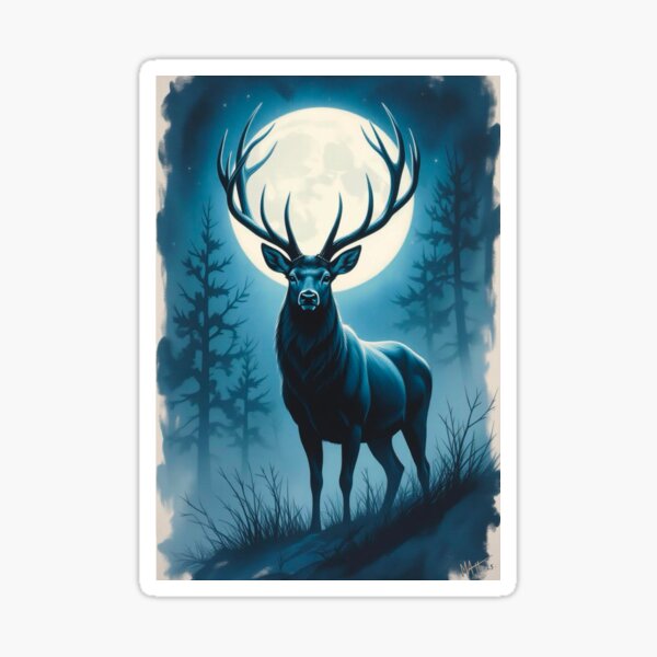 Item preview, Jager Deer designed and sold by MatrixTattoo.