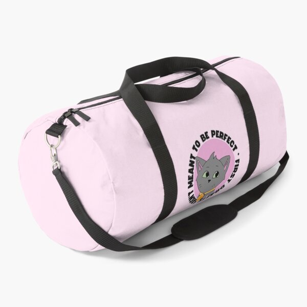 Item preview, First Drafts Aren’t Meant to Be Perfect | Writer Cat | Pink Background designed and sold by StoryForge.
