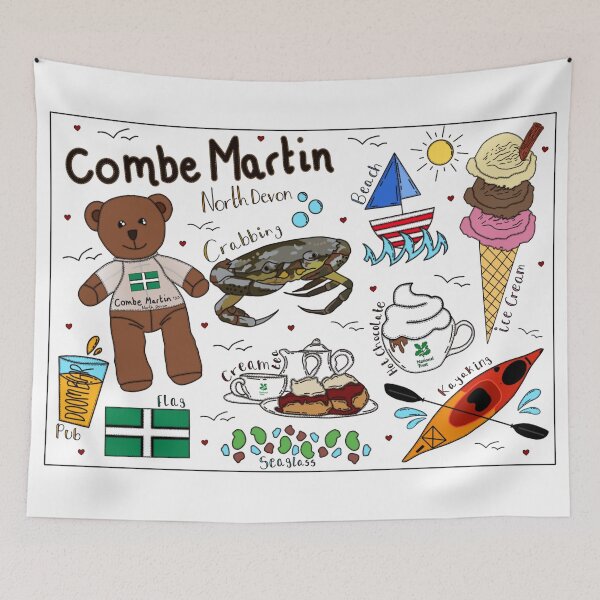 Item preview, Combe Martin, Devon UK designed and sold by Meggie-moos.
