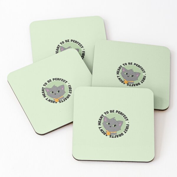 Item preview, First Drafts Aren’t Meant to Be Perfect | Writer Cat | Green Background designed and sold by StoryForge.