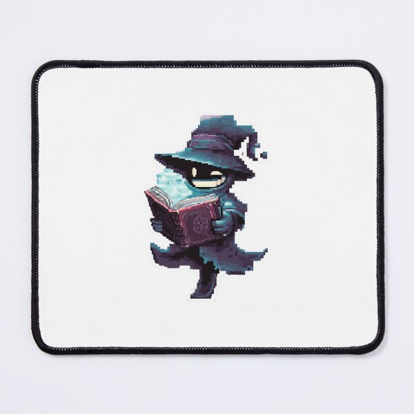 Item preview, Pixel Art Shadow Witch with Spellbook | Dark Halloween Magic Design designed and sold by BBackdesign.