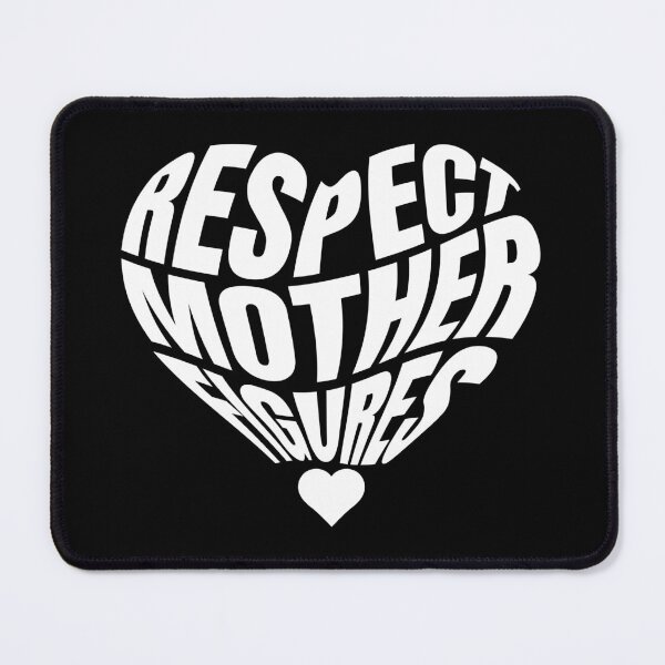 Item preview, Respect Mother Figures Valentine White Heart designed and sold by GeeThang.