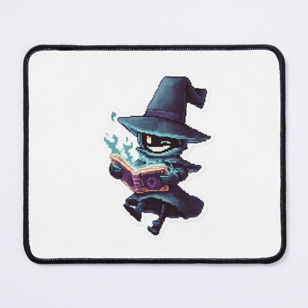 Item preview, Pixel Art Shadow Witch with Spellbook | Dark Halloween Magic Design designed and sold by BBackdesign.