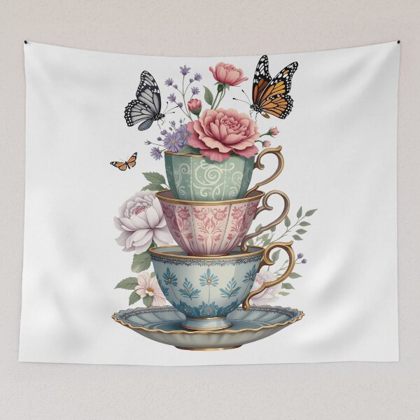 Item preview, Blooming Teacup Stack designed and sold by VibeTCreations.