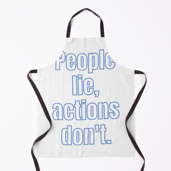 Item preview, People Life, Actions Don't. (Blue Version) designed and sold by MattBStickers.