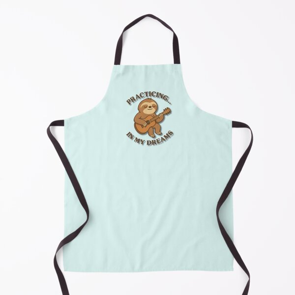 Item preview, Funny Guitar Sloth – Practicing in My Dreams Cute Music Lover Design designed and sold by konthai.familyart.