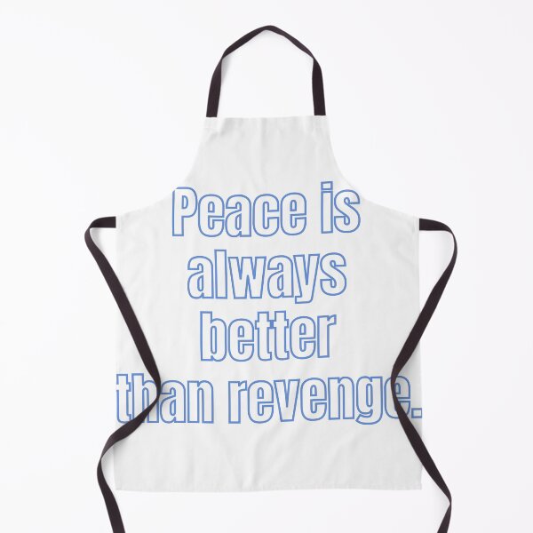 Item preview, Peace is Always Better Than Revenge. (Blue Version) designed and sold by MattBStickers.