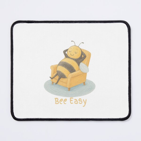 Item preview, Bee Easy - Calm Bumblebee Illustration designed and sold by Sleepy Pencil Studio.