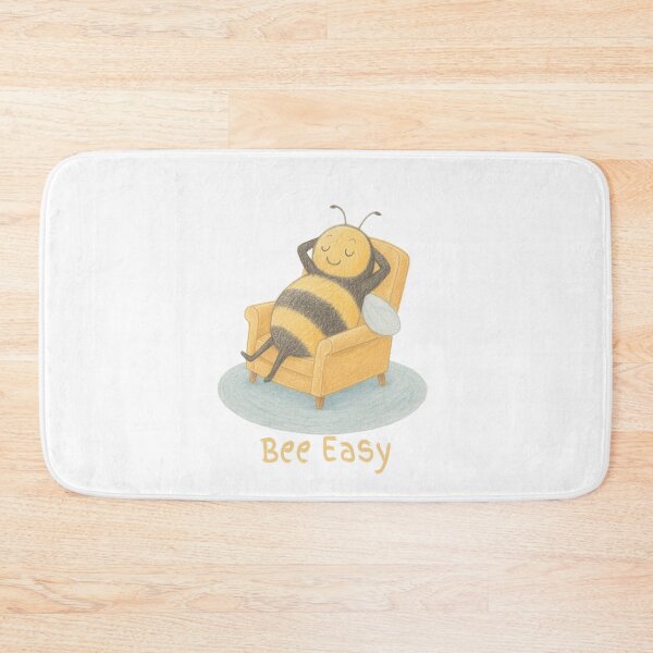Item preview, Bee Easy - Calm Bumblebee Illustration designed and sold by Sleepy Pencil Studio.