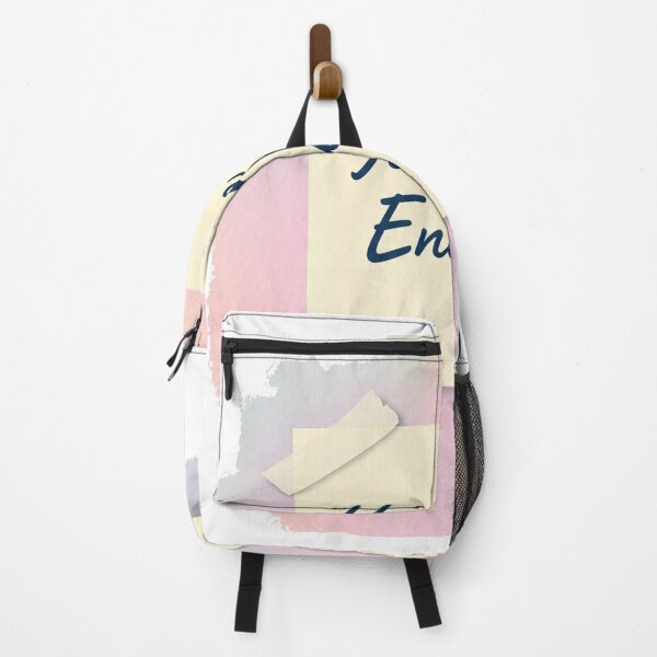 Item preview, You Are Enough – Uplifting Handwritten Sticky Note Sticker in Pastel Watercolor Style designed and sold by 001Haiba.