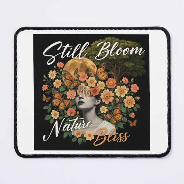 Item preview, Still Bloom Nature Bliss, Tranquility Under a Tree Spiritual Art, Finding Peace in Nature Meditation Design designed and sold by AATGShop.